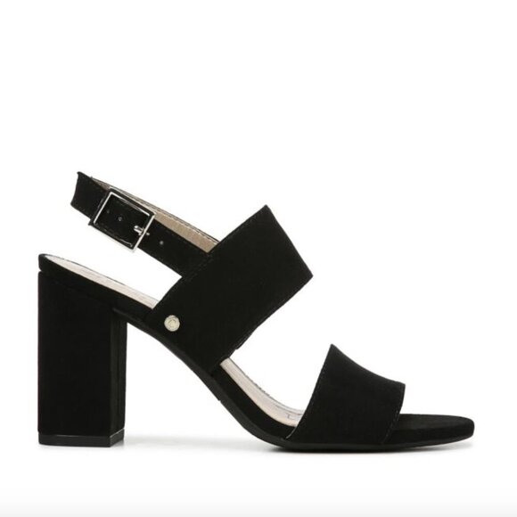 Circus NY Sam Edelman Olivia Sandals High Heeled Ankle Strap Shoes Black Size 8 - Picture 1 of 8